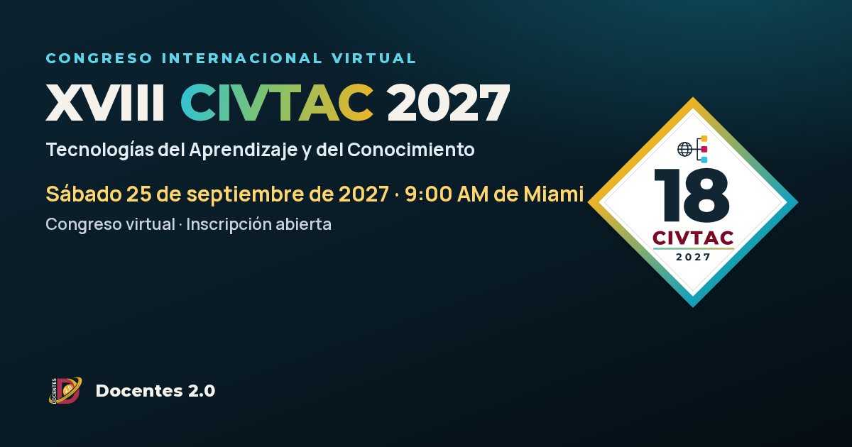 Imagen de XVIII CIVTAC 2027